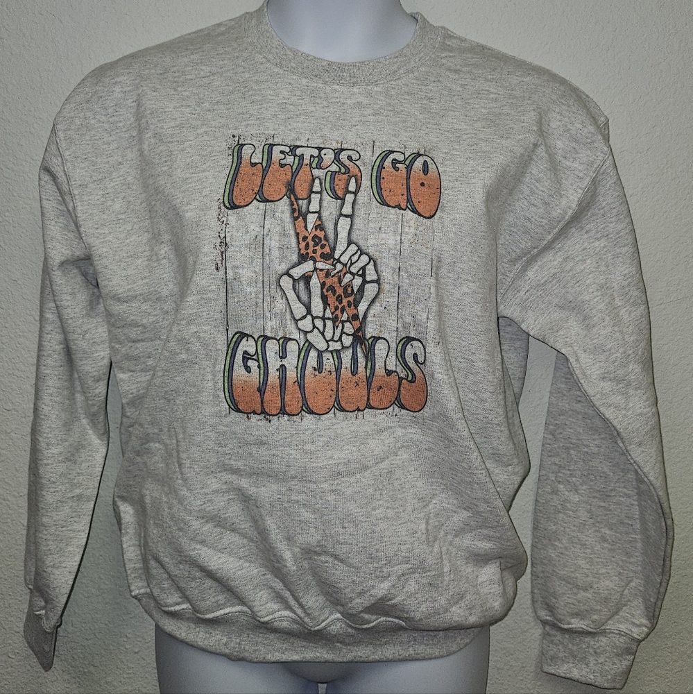 Halloween Sweatshirt - Let's Go Ghouls - Medium